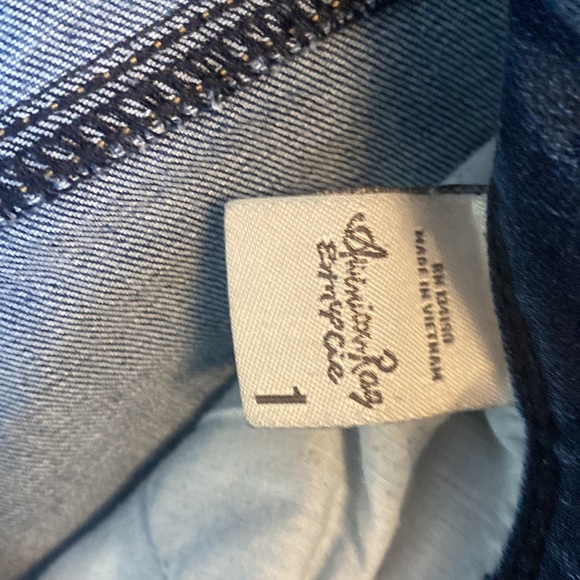 American Rag womens juniors ripped skinny jeans distressed cute medium wash - Picture 6 of 6